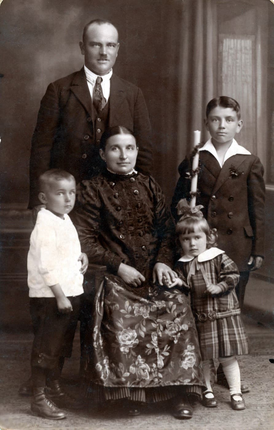 Confirmation of my great-grandfather in Ratibor, Silesia (1928)