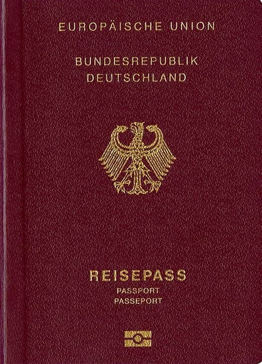 German passport - Reisepass